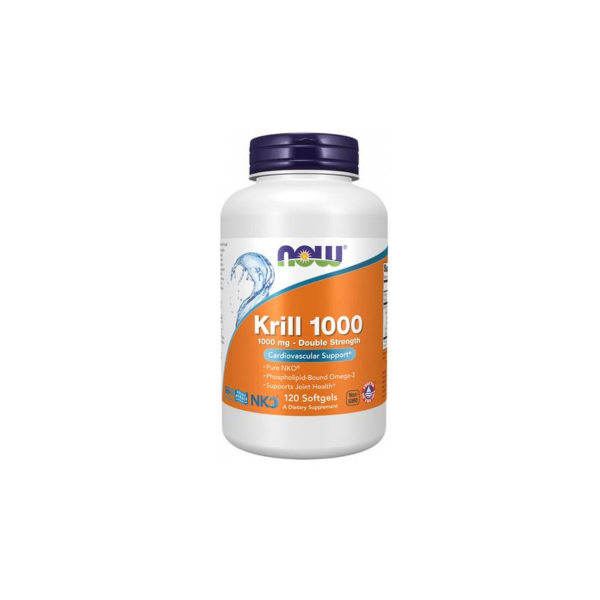 Олія криля Now Foods Krill Oil, 1000 мг, 120 софтгелів