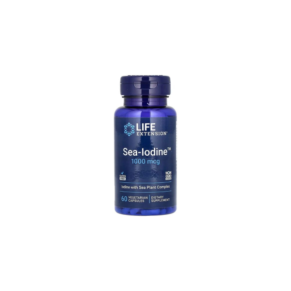 Йод Life Extension Sea-Iodine 1000 мкг, 60  капсул