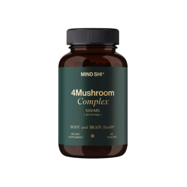 Комплекс грибів Mind Shi 4Mushroom Complex, 1000 мг, 60 капсул