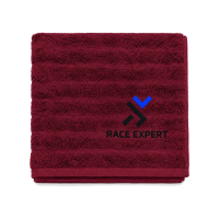 Банний рушник Race Expert Шарпей (бордовий) 135 × 70 см