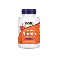 Вітамін B Now Foods Niacin Flush Free, 250 мг, 180 капсул