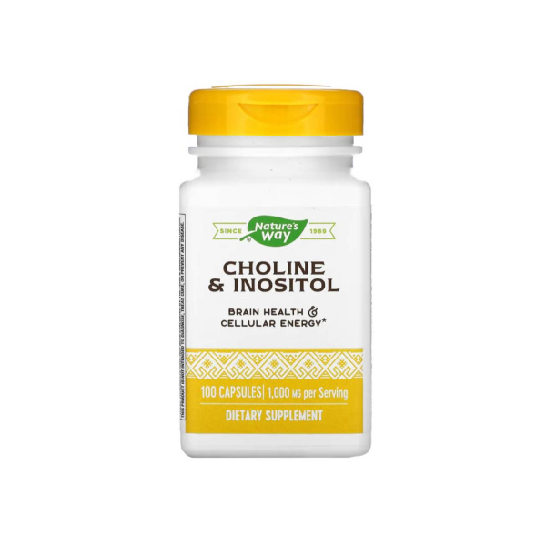 Комплекс Холін та Інозитол Nature's Way Choline & Inositol, 100 капсул 