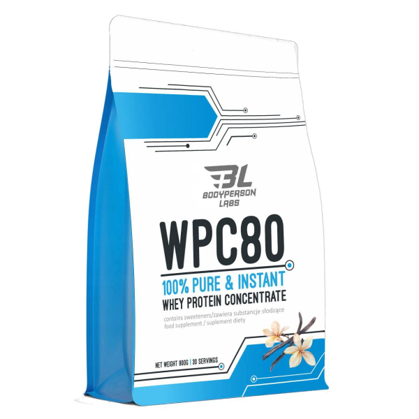 Протеин Bodyperson Labs WPC80 (ваниль) 900 г