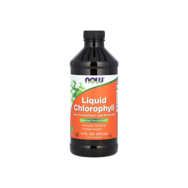 Рідкий хлорофіл+мята Now Foods Liquid Chlorophyll & Mint, 473 мл