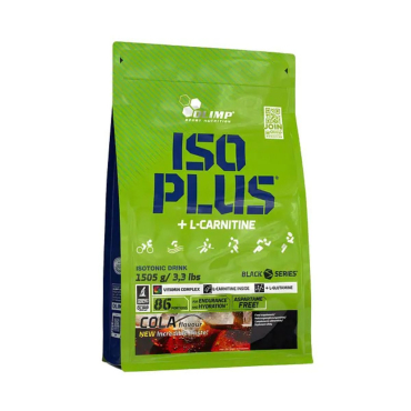 Изотоник Olimp Iso Plus Powder (кола) 1505 г
