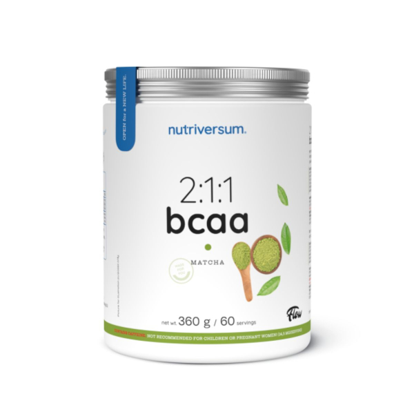 Амінокислоти Nutriversum 2:1:1 BCAA (матча) 360 г