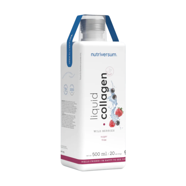 Колаген Nutriversum Liquid Collagen 10000 мг Sugar Free (лісова ягода) 500 мл
