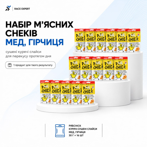 «Набір м'ясних снеків (мед, гірчиця)»