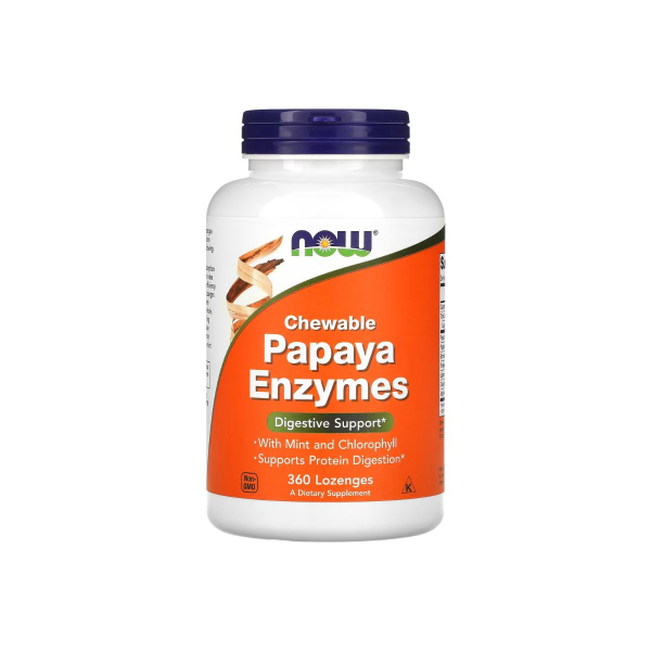 Фермент папайї Now Foods Papaya Enzyme Chewable, 360 таблеток