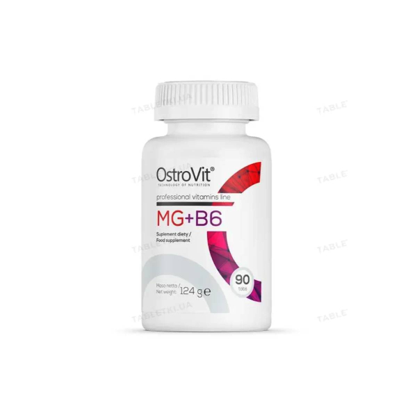 Магний + B6 OstroVit Magnesium + Vitamin B6, 90 таблеток