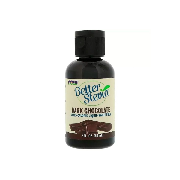 Рідкий підсолоджувач Now Foods Better Stevia (темний шоколад) 59 мл
