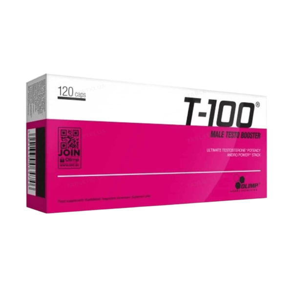 Тестостероновий бустер Olimp T-100, 120 капсул