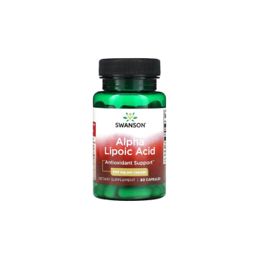 Альфа-ліпоєва кислота Swanson Alpha Lipoic Acid, 300 мг, 60 капсул 
