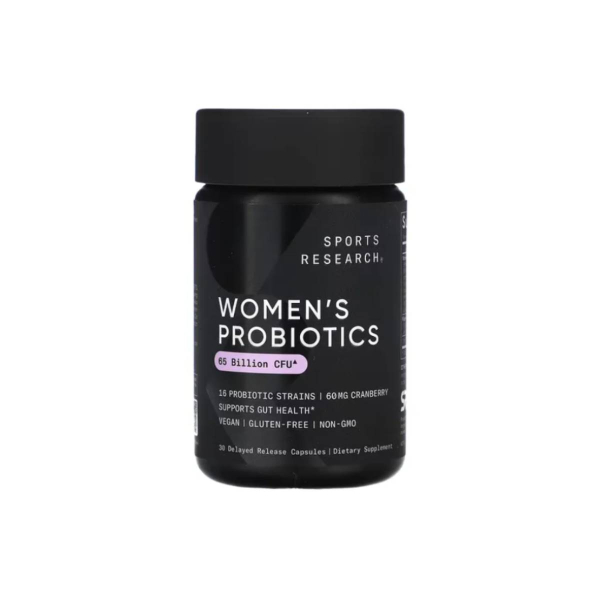 Пробіотик для жінок Sports Research Daily Women's Probiotics 65 Billion CFU, 30 капсул 
