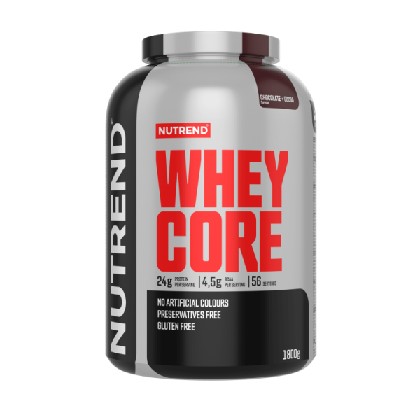 Протеин Nutrend Whey Core (шоколад + какао) 1800 г