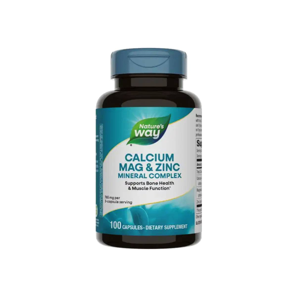 Кальцій, магній та цинк Nature's Way Calcium-Magnesium-Zinc 100 капсул
