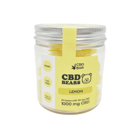Желейні CBD ведмедики Hemp Factor (лимон) 1000 мг, 50 желейних ведмедиків