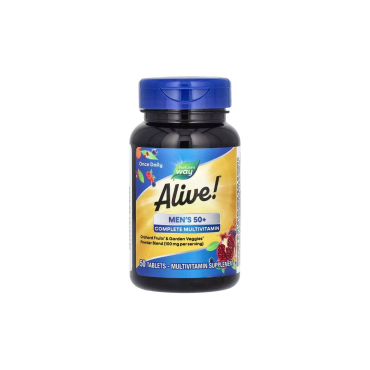 Мультивітаміни для чоловіків 50+ Nature's Way Alive! Men's 50+ Complete, 50 таблеток