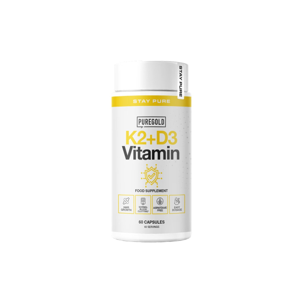 Вітаміни PureGold K2 D3, 60 капсул