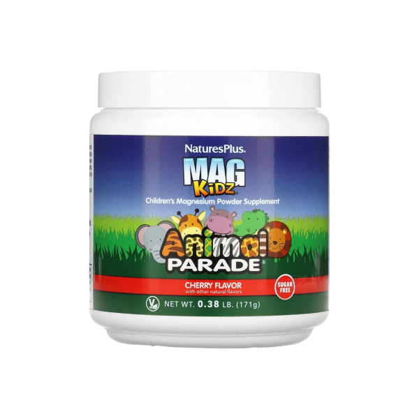 Магній для дітей Nature's Plus AP MagKidz Powder (вишня) 171 г