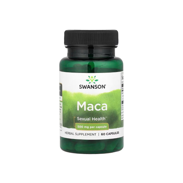 Eкстракт кореня Мака Swanson Maca, 500 мг, 60 капсул