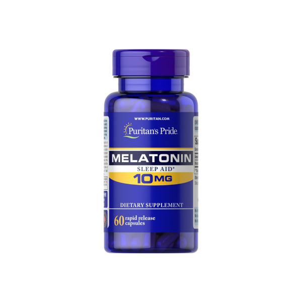 Мелатонін Puritan's Pride Melatonin, 10 мг, 60 капсул