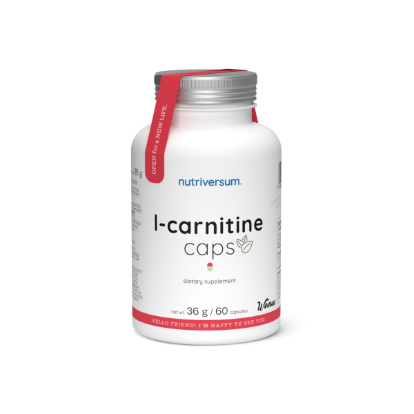 Жироспалювач Nutriversum L-Carnitine Caps, 60 капсул