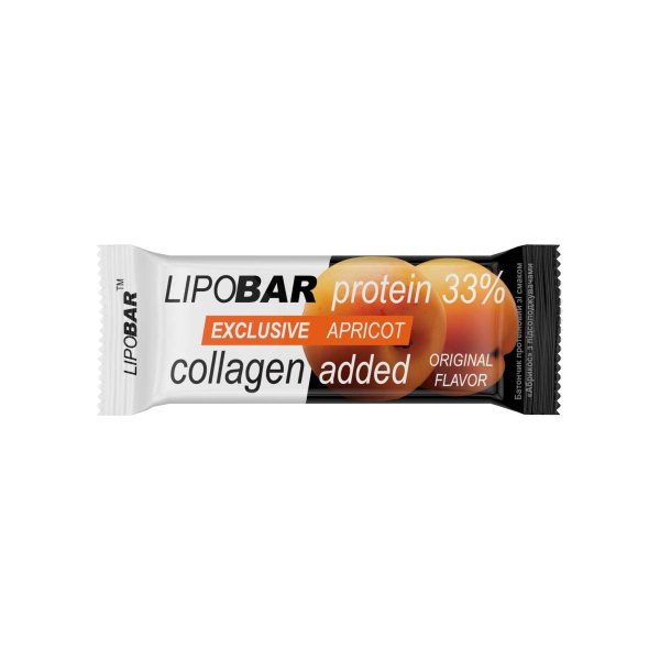 Протеїновий батончик Lipobar (абрикос) 50 г
