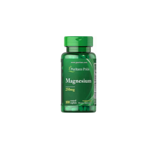 Магній Puritan's Pride Magnesium, 250 мг, 100 капсул 