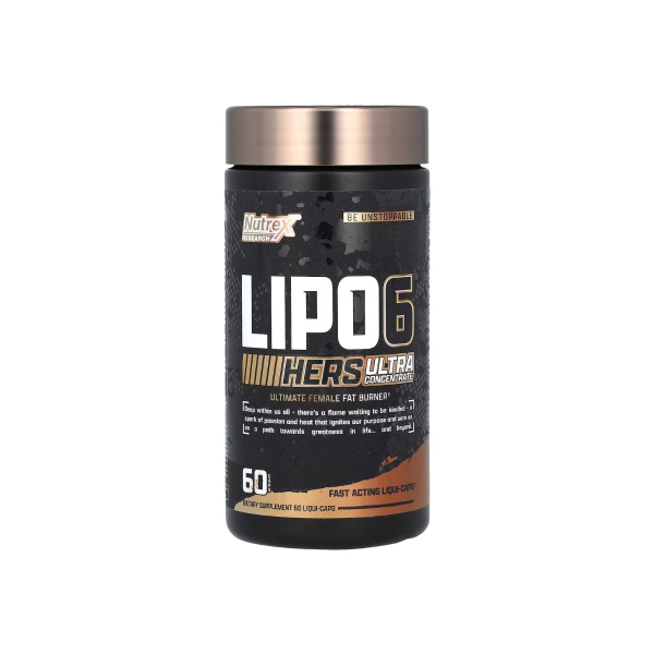 Жироспалювач Nutrex Research Lipo 6 Hers UC, 60 капсул