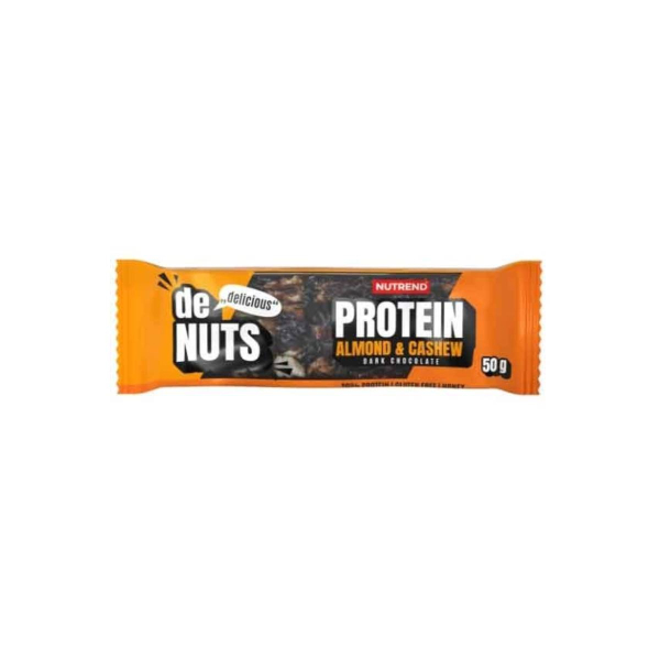 Протеїновий батончик Nutrend Denuts Protein (мигдаль - кеш'ю) 50 г