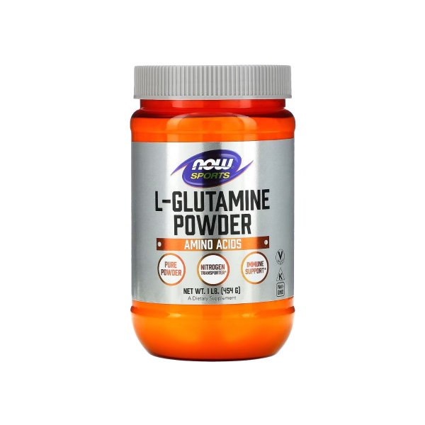 L-глютамін Now Foods L-Glutamine Powder, 454 г