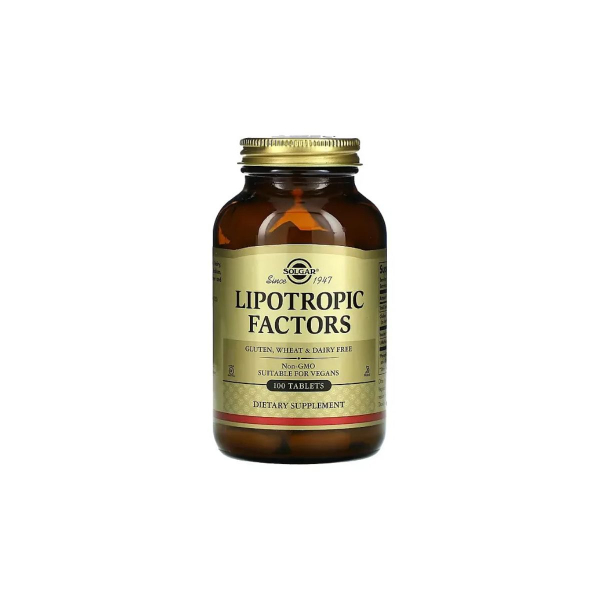 Ліпотропний комплекс Solgar Lipotropic Factors, 100 таблеток