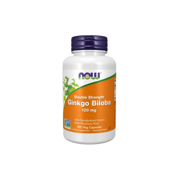 Гінкго білоба Now Foods Ginkgo Biloba, 120 мг, 100 капсул