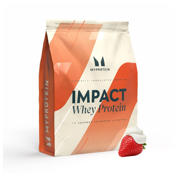 Протеин Myprotein Impact Whey Protein (клубника - крем) 1000 г