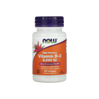 Вітамін Now Foods Vitamin D-3, 5000 IU, 120 софтгелів