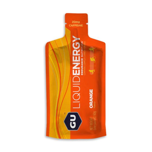 Ізотонічний гель з кофеїном, рідкий GU Liquid Energy (апельсин) 60 г