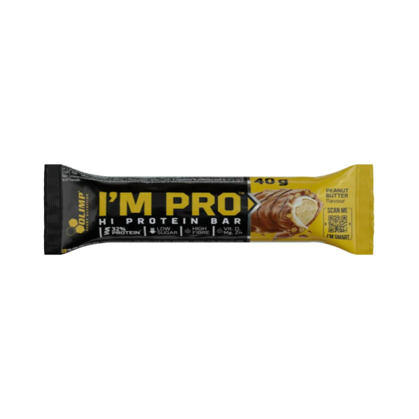 Протеїновий батончик Olimp I`M PRO HI Protein Bar (арахісова паста) 40 г