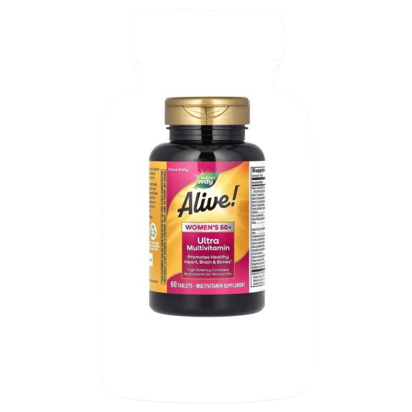 Мультивітаміни для жінок Nature's Way Alive!! Once Daily Women 50+ Ultra, 60 таблеток