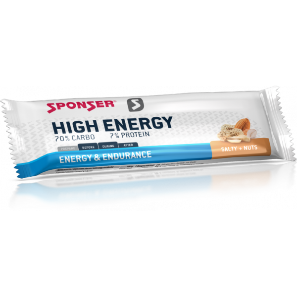 Енергетичний батончик Sponser High Energy Bar (солоний горіх) 45 г