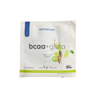 Аминокислоты Nutriversum BCAA + GLUTA sugar free (кола - лайм) 6 г