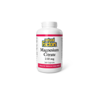 Цитрат магнію Natural Factors Magnesium Citrate, 150 мг, 360 капсул
