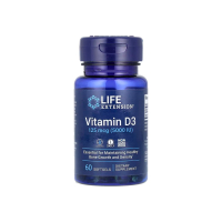 Вітамін Life Extension Vitamin D3, 125 мкг (5000 IU), 60 софтгелів