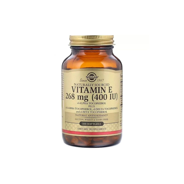 Витамин Solgar Vitamin E 400 IU, 100 софтгелев
