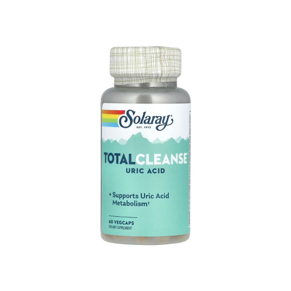 Для виведення сечової кислоти Solaray Total Cleanse Uric Acid, 60 капсул