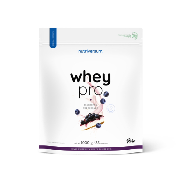 Протеин Nutriversum Whey Pro (черничный чизкейк) 1000 г