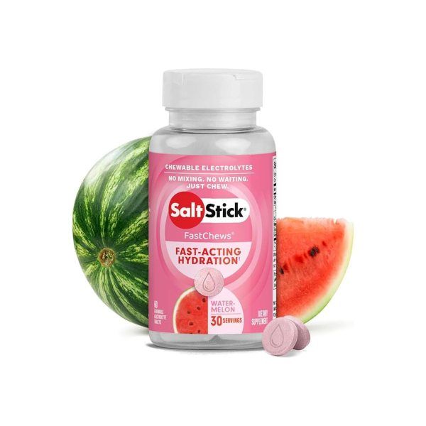 Жувальні сольові таблетки SaltStick Fastchews (кавун) 60 таблеток