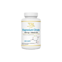 Магній + В6 Bodyperson Labs Magnesium Citrate + B6, 800 мг, 100 капсул