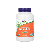 Органическая спирулина Now Foods Organic Spirulina, 500 мг, 500 таблеток