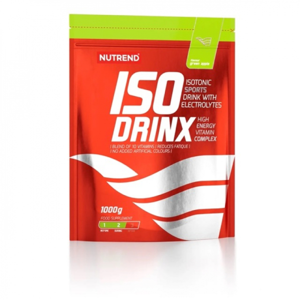 Изотоник в порошке Nutrend Isodrinx (зеленое яблоко) 1000 г